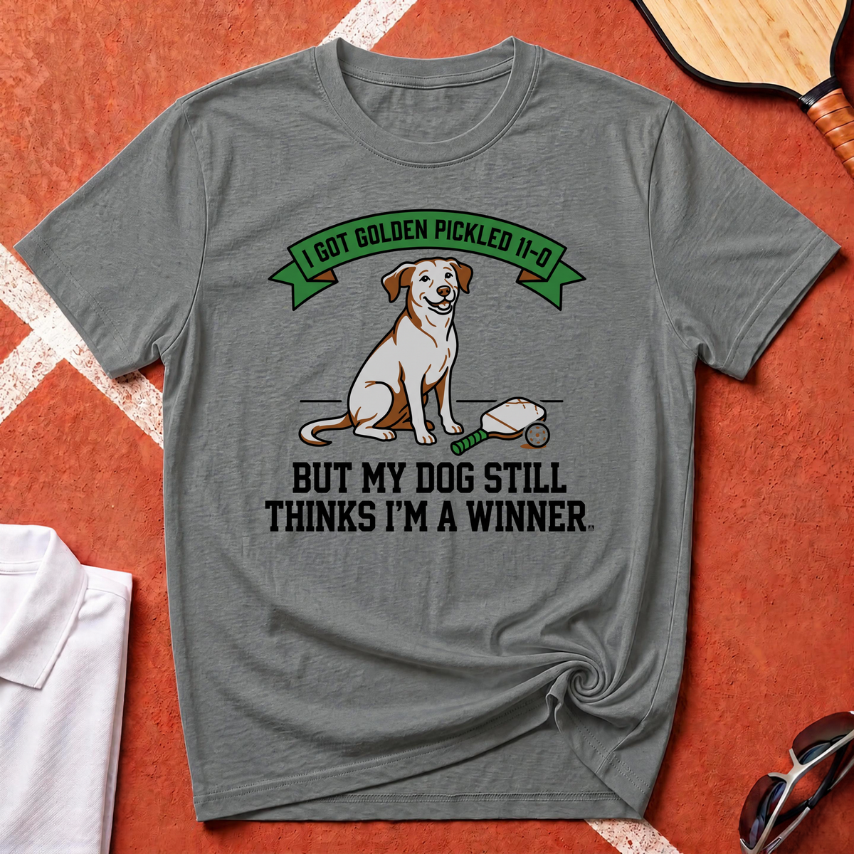 Dog Thinks I'm A Winner T-Shirt