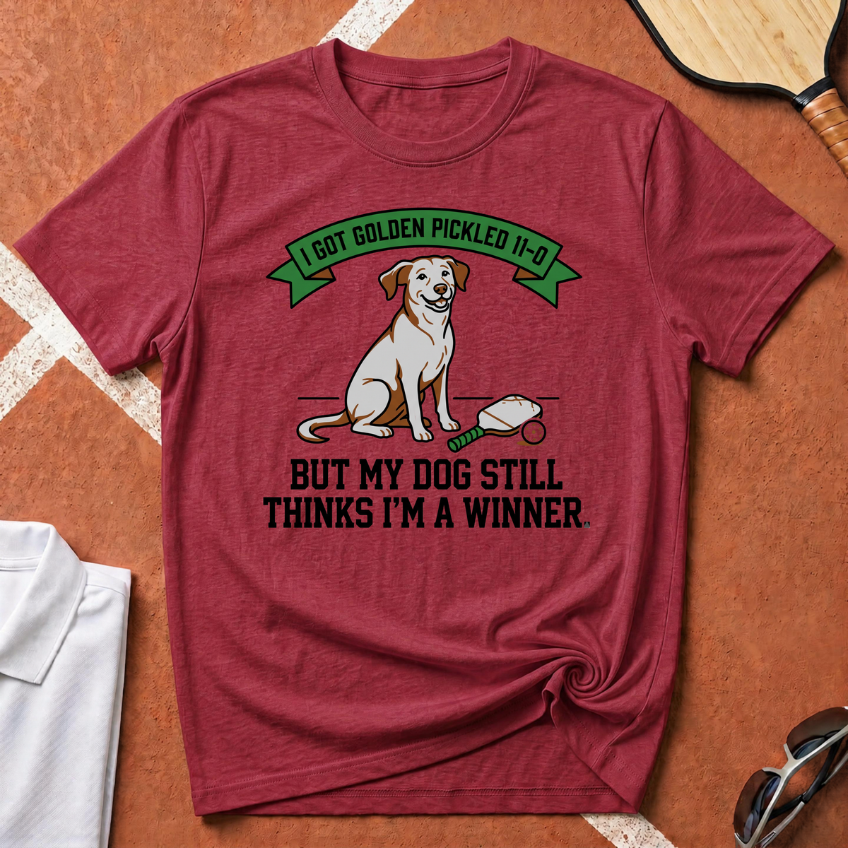 Dog Thinks I'm A Winner T-Shirt