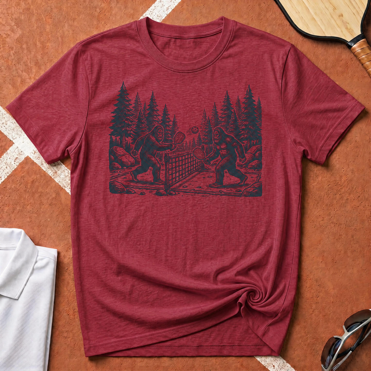 Sasquatch Forest Game T-Shirt