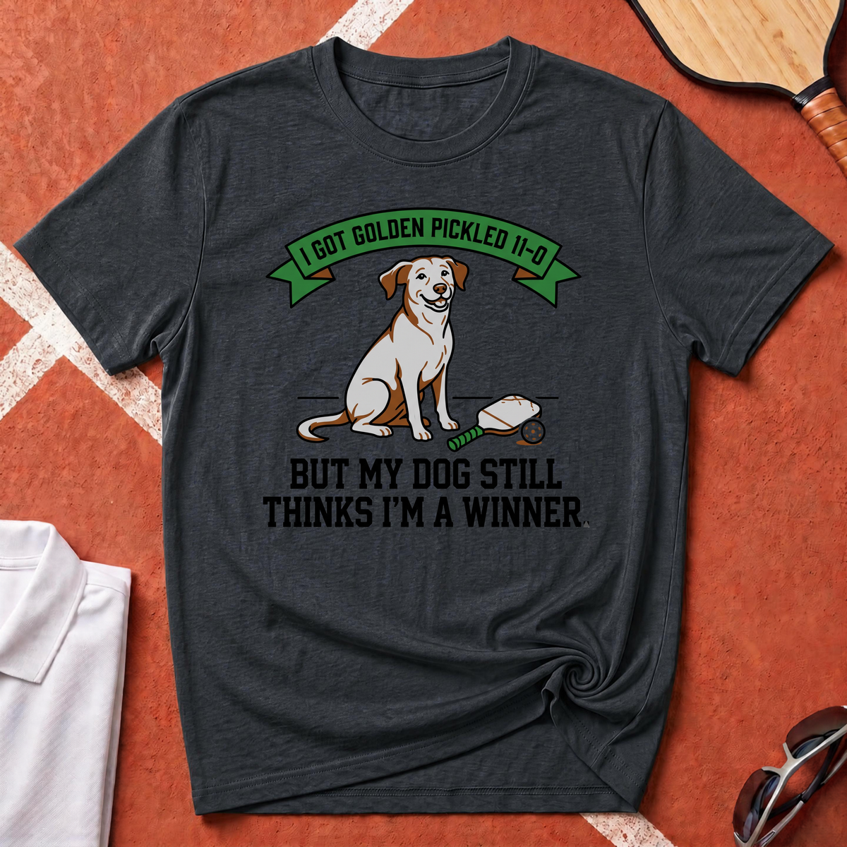 Dog Thinks I'm A Winner T-Shirt