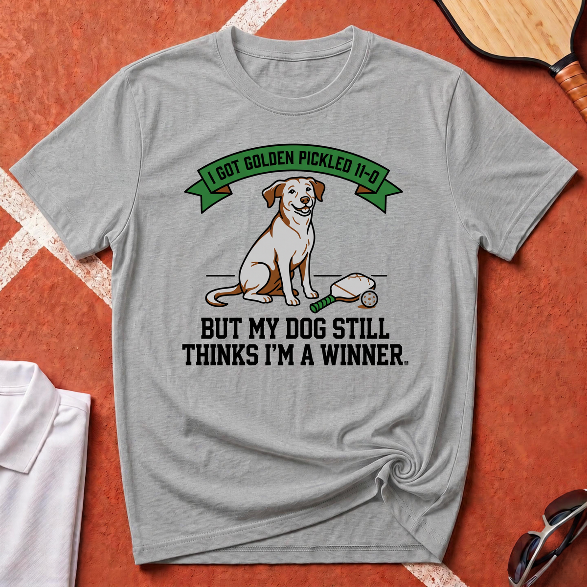 Dog Thinks I'm A Winner T-Shirt